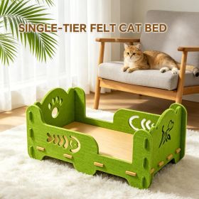 Single Cat Bed (Option: Greed)