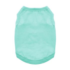 Cotton Dog Tank (Color: Teal, size: X-Large)