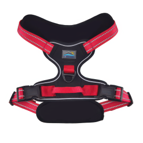 Venture Paw Pull Control Dog Harness (Color: Black Cherry, size: X-Large)