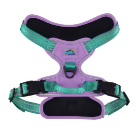 Venture Paw Pull Control Dog Harness (Color: Mermaid Lilac, size: large)
