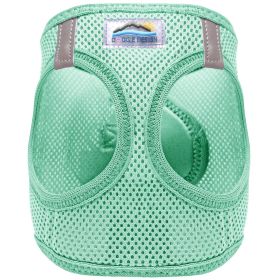 American River Solid Ultra Choke Free Dog Harness (Color: Teal, size: small)
